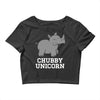 chubby unicorn rhino Crop Top