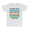 My Mind is Like My internet Browser i Have 19 Tabs Open 3 Are Frozen A All Over Men's T-shirt