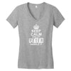 Keep Calm And Let Peter Handle It Women's V-Neck T-Shirt