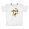 skull water color Toddler T-shirt