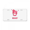 instinct attention gorilla beast License Plate