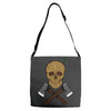 skull wood Adjustable Strap Totes