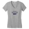 jacksons button Women's V-Neck T-Shirt