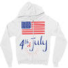 july 4th Zipper Hoodie