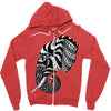 elephant ornate Zipper Hoodie
