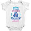 I am a Thyroid Cancer Survivor - What's Your Superpower? Baby Bodysuit