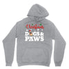 christmas dogs and paws Unisex Hoodie