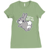 soft ass Ladies Fitted T-Shirt