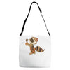 racoon Adjustable Strap Totes