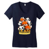pandamonium Women's V-Neck T-Shirt