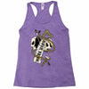 work hard until die Racerback Tank