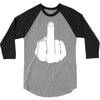 middle finger 3/4 Sleeve Shirt