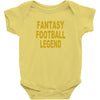 fantasy football legend sunday night football sports league tee shirt Baby Onesie
