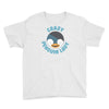 crazy penguin lady Youth Tee
