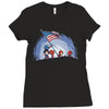 raising the flag Ladies Fitted T-Shirt
