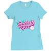 softball diva neon Ladies Fitted T-Shirt