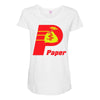 paper Maternity Scoop Neck T-shirt