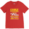 chief cook because badass miracle worker isn't an official job title V-Neck Tee