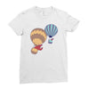 hot bear balloon Ladies Fitted T-Shirt