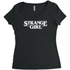 strange girl Women's Triblend Scoop T-shirt