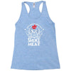 i just want to drink beer and smoke meat Racerback Tank