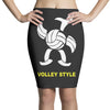 volleyball style sport funny gift present outdoor Pencil Skirts