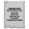 Smartass November Girl iPad 3 and 4 Case