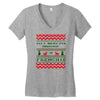 french bulldog ugly Women's V-Neck T-Shirt
