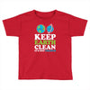keep earth clean it's not uranus kawaii planets Toddler T-shirt