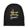 kings are born in september Baby Beanies