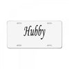 hubby License Plate