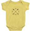 Compass Whit Circle Baby Bodysuit