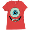 mike wazowski monstres Ladies Fitted T-Shirt