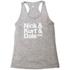 nick kurt dale Racerback Tank