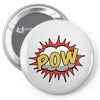 POW! Funny Explosion Cartoon Pin-back button