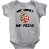 mo money mo pizzas 1 Baby Bodysuit