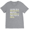 natural queens rock V-Neck Tee