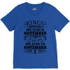 Real Kings Are Born On November 8 V-Neck Tee