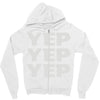 yep yep yep Zipper Hoodie