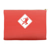 ninja crossing sign Accessory Pouches