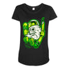 astronot Maternity Scoop Neck T-shirt