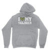 i love my soldier regular camouflage Unisex Hoodie