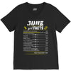 June Girl Facts Cancer V-Neck Tee