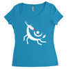 flying rudolph Women's Triblend Scoop T-shirt