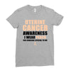 Uterine Cancer Awareness I Wear Peach For Some Special To Me Ladies Fitted T-Shirt