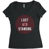 PUPG Last Men Standing Women's Triblend Scoop T-shirt