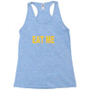 eat me pizza ringer Racerback Tank