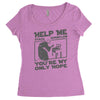 help me stack overflow youre myo nly hope Women's Triblend Scoop T-shirt