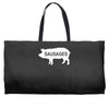 pig sausages funny Weekender Totes