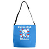 curva sud milano Adjustable Strap Totes